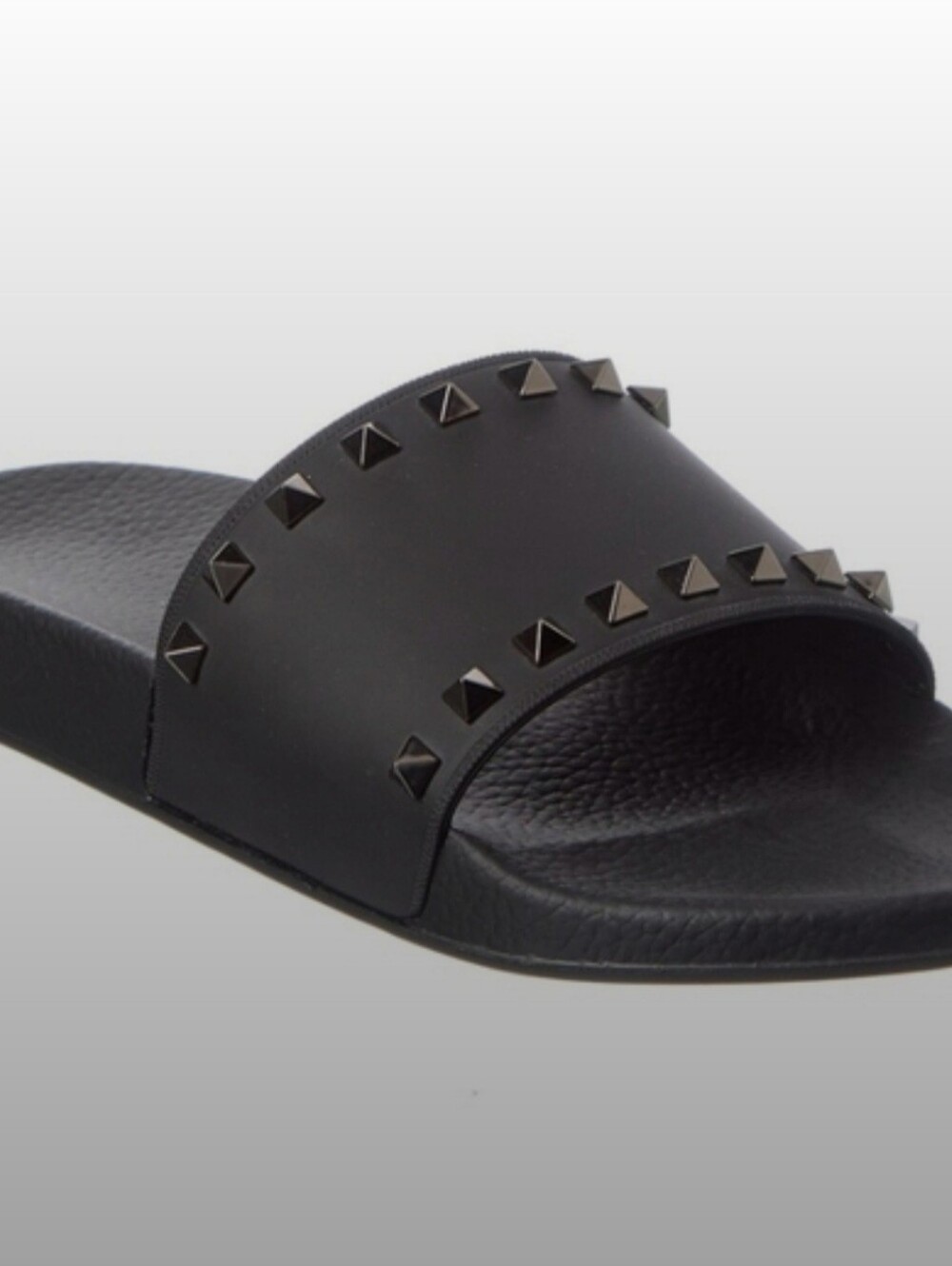 Black Rock Stud Slide Sandals - Women's Size 8